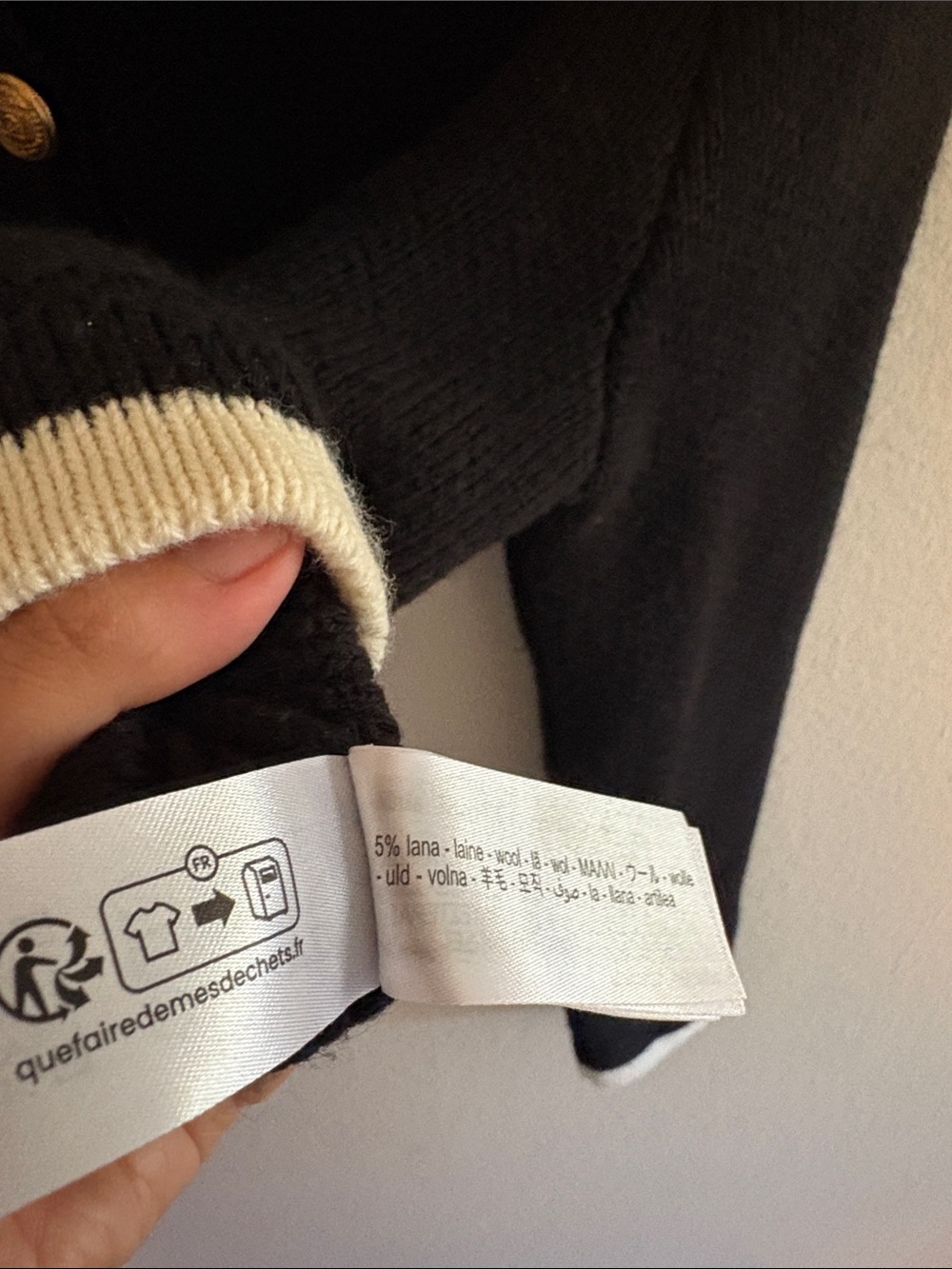Zara Wool Blend Cardigan - Picture 3 of 4